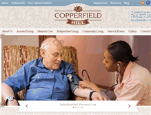 Tablet Screenshot of copperfieldhill.com